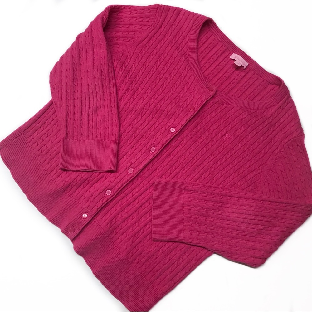 Lilly Pulitzer XL Cardigan fit like large